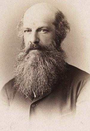 Portrait photograph of Laurence Oliphant, writer, diplomat and Member of Parliament